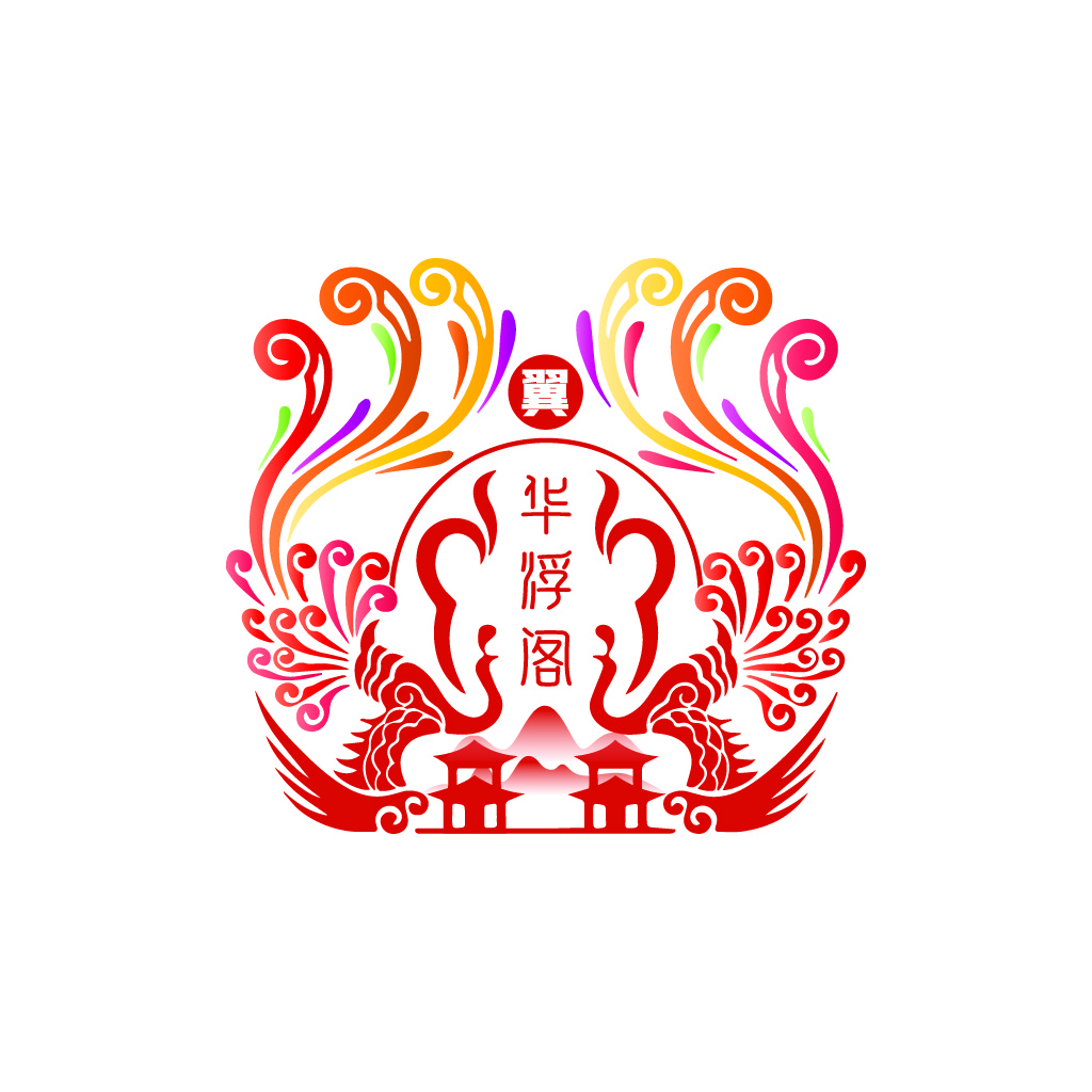 华浮阁logo设计:传统与现代的完美结合