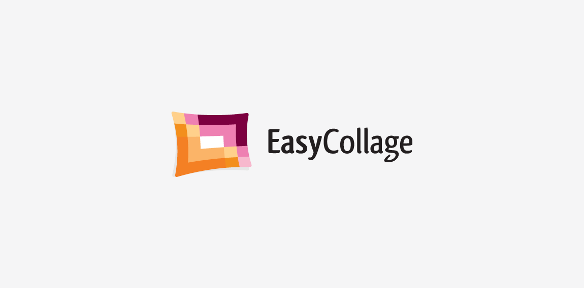 EasyCollage Logo设计：简洁创意拼接图标