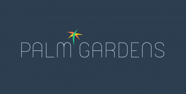 Palm Gardens Logo设计:简洁与自然的完美结合