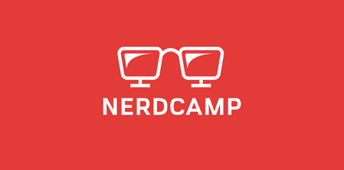 NerdCamp Logo设计:创意科技标识