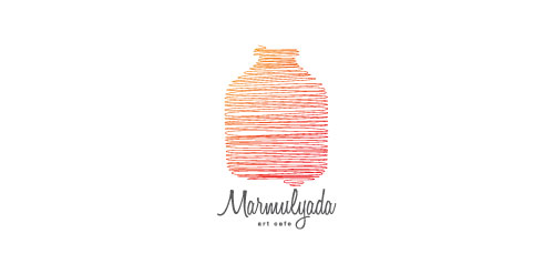 简约线条艺术风格的Marmulyada logo设计