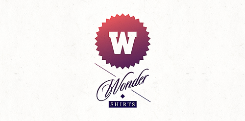 简约现代logo设计：Wonder Shirts