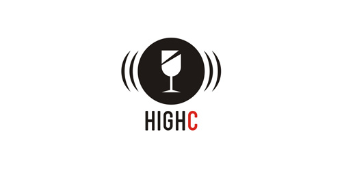 HIGHC logo设计:现代简约风格标志
