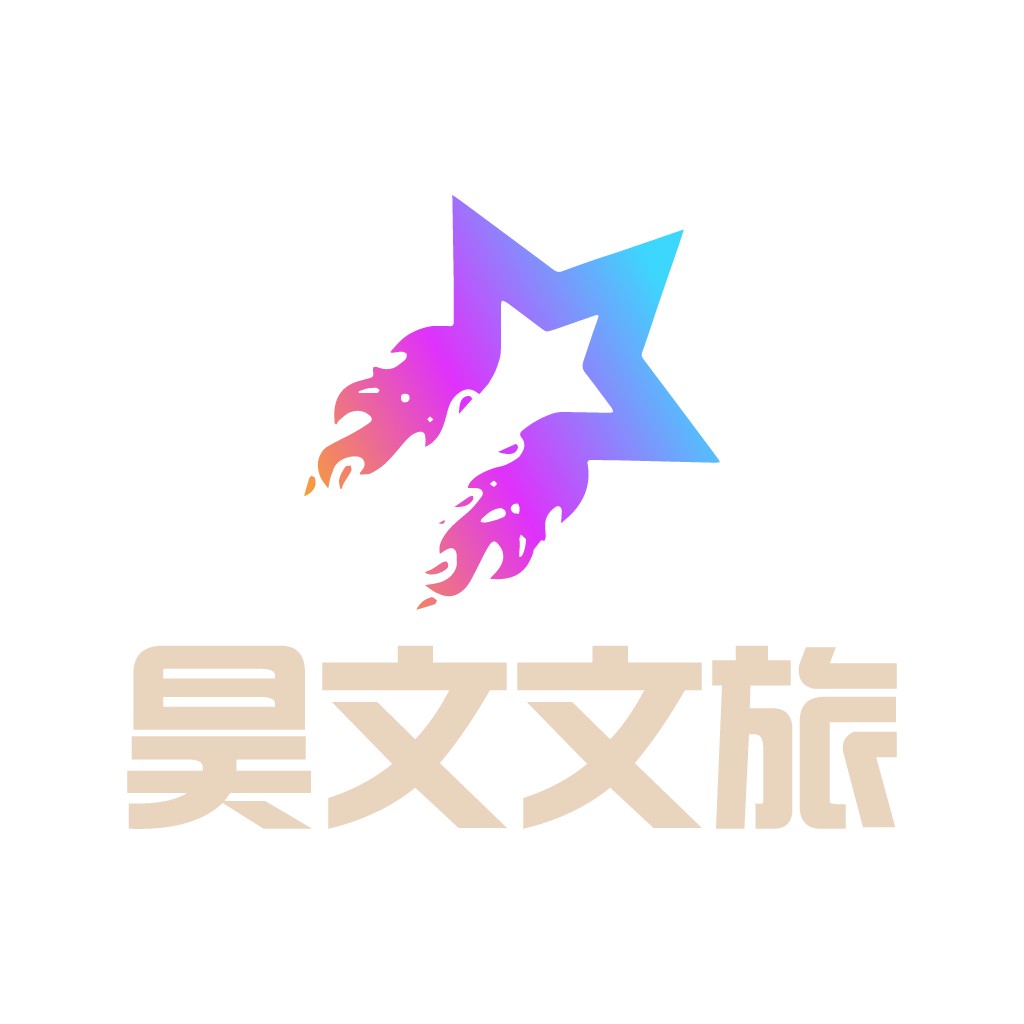 炫酷渐变火焰字母M logo设计