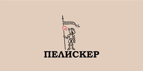 简洁骑士logo设计