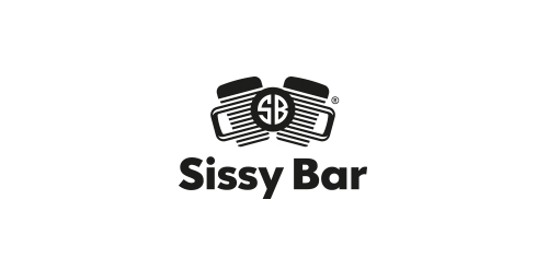 简约时尚的酒吧logo设计