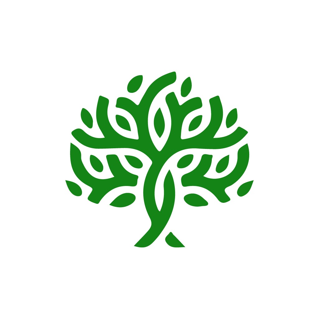 绿色生命之树logo设计