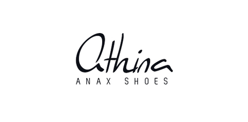简约时尚品牌logo设计：Athina Anax Shoes