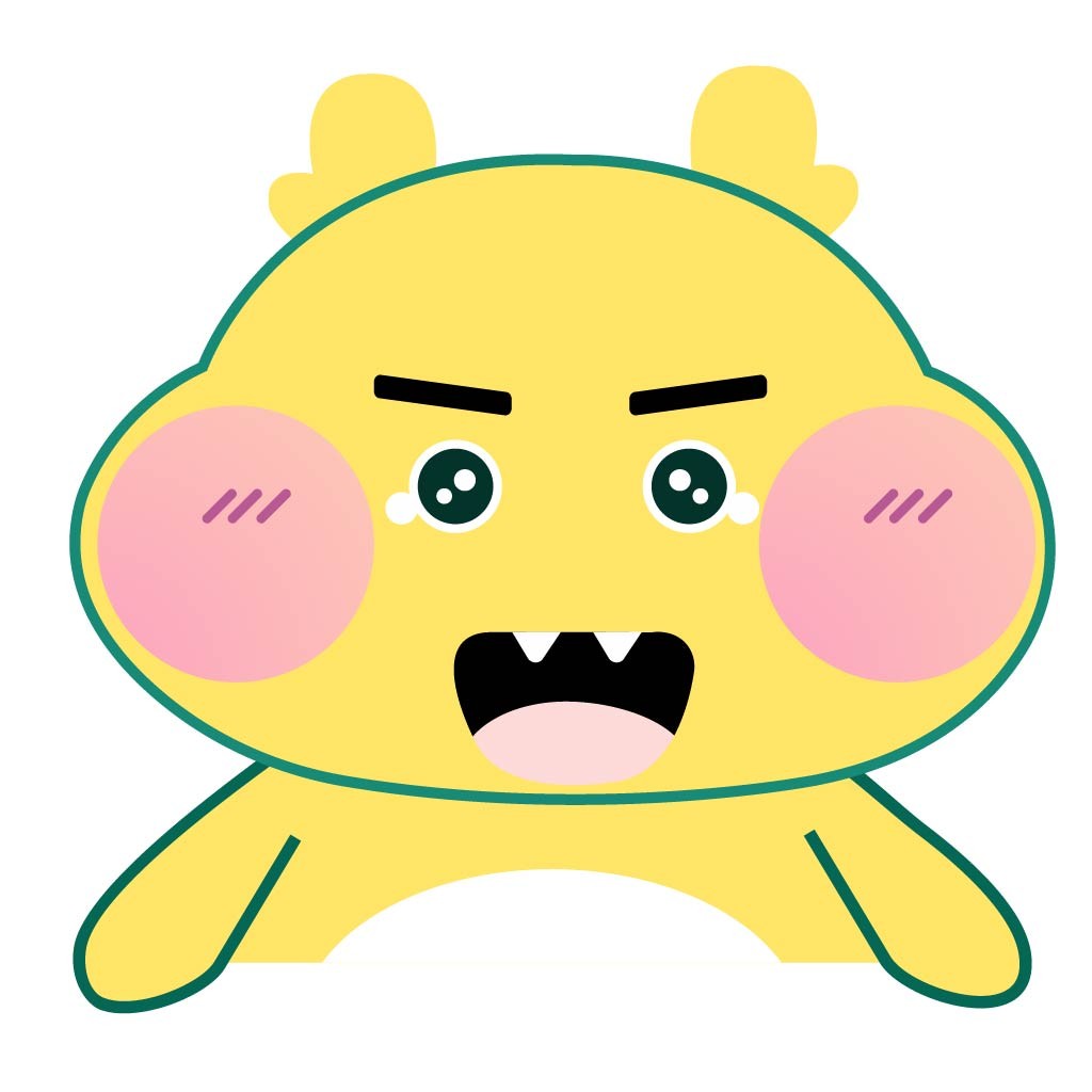 可爱卡通角色logo设计