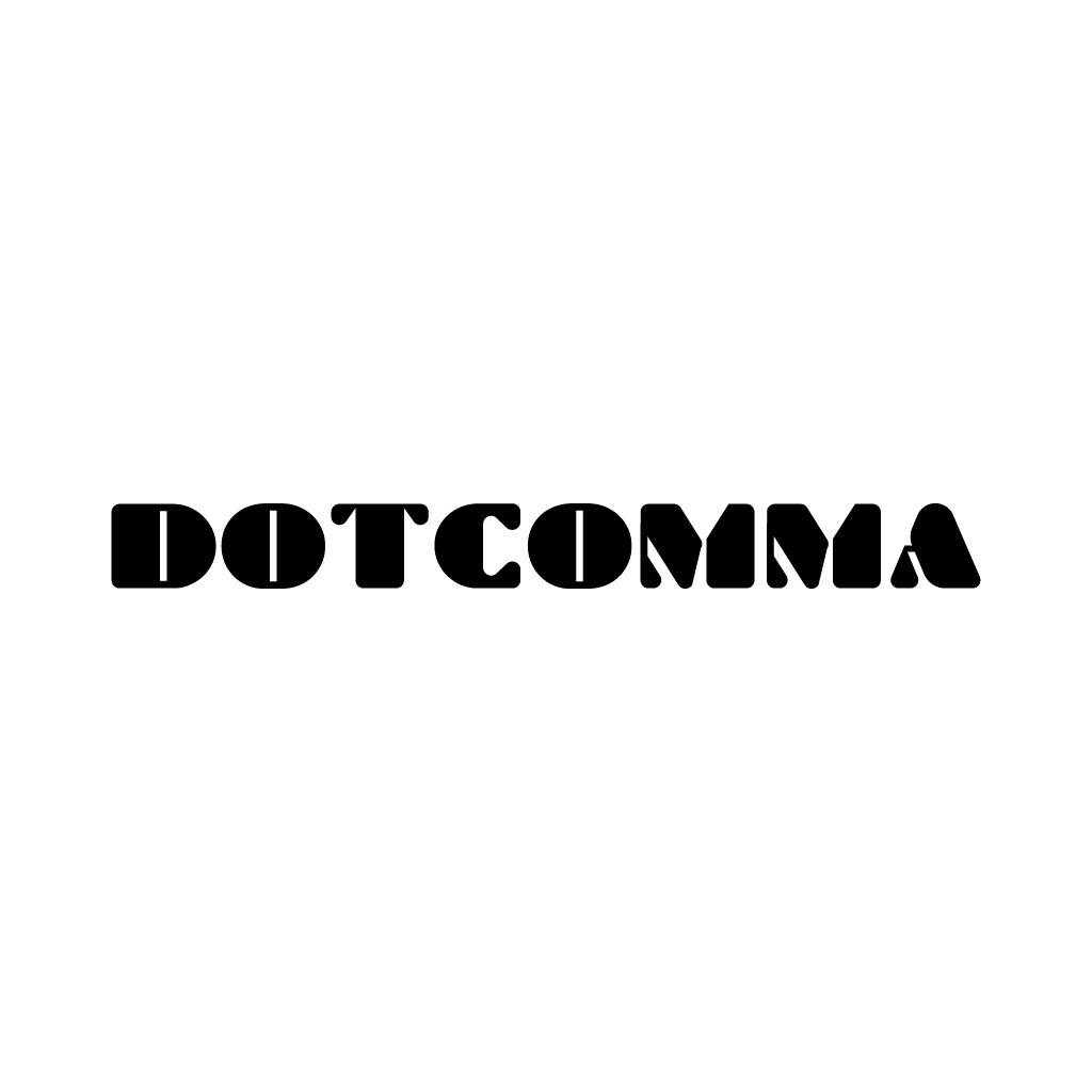 DOTCOMMA - 简约现代字体logo设计