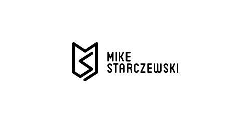 简约几何风格的Mike Starczewski logo设计