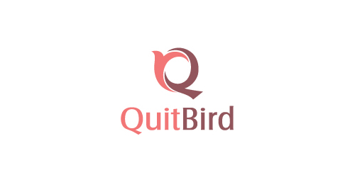 QuitBird logo设计:简约与优雅的结合