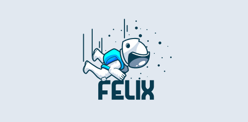 卡通风格的FELIX logo设计