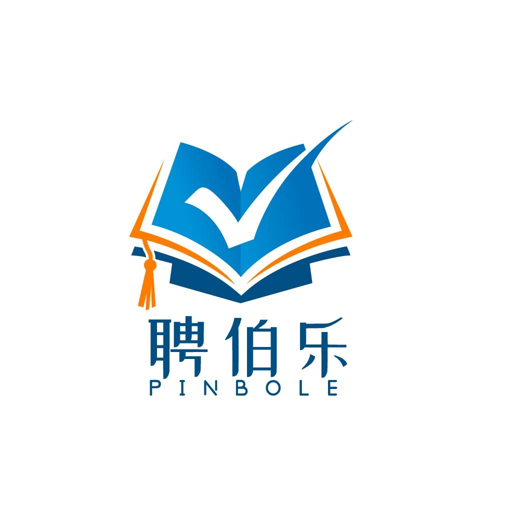 教育机构logo设计:书本与智慧的象征