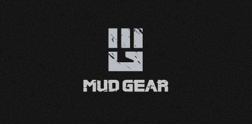 MUD GEAR LOGO设计:简约工业风标识