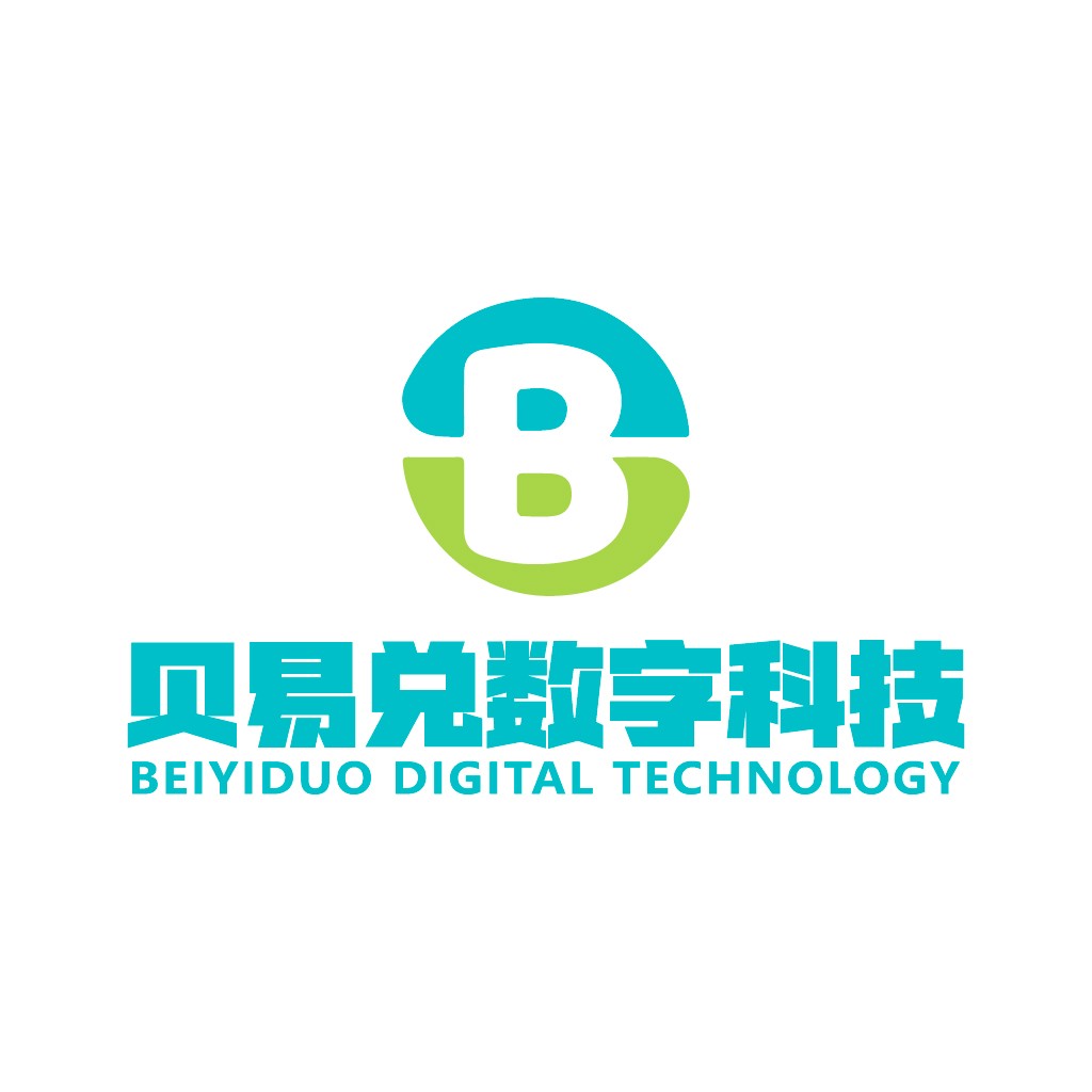 现代简约科技感数字logo设计
