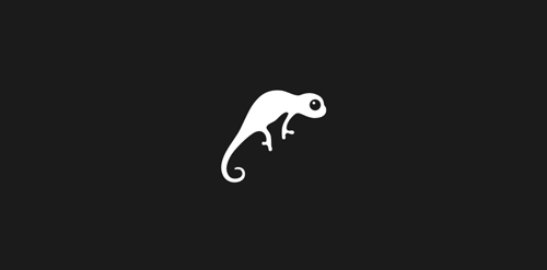简约蜥蜴logo设计