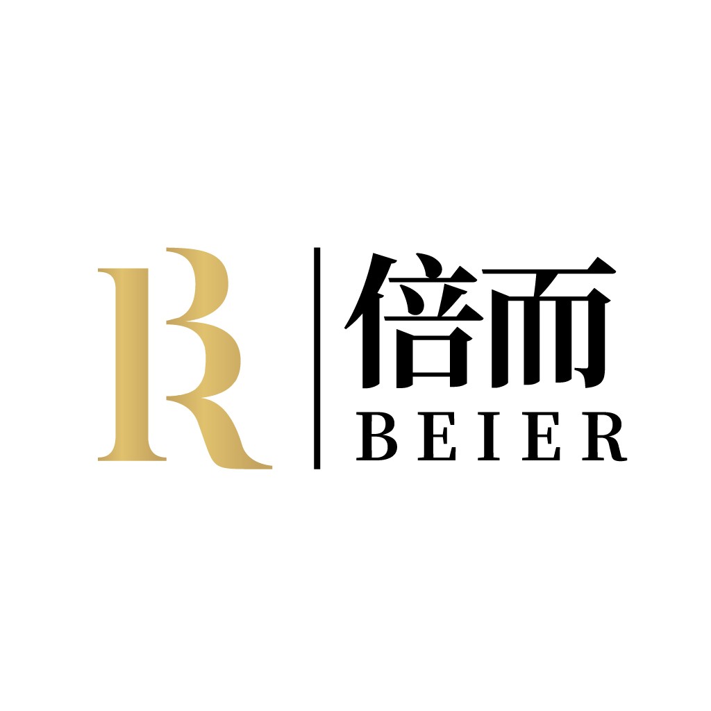 简约高端R字母与中文元素结合的logo设计
