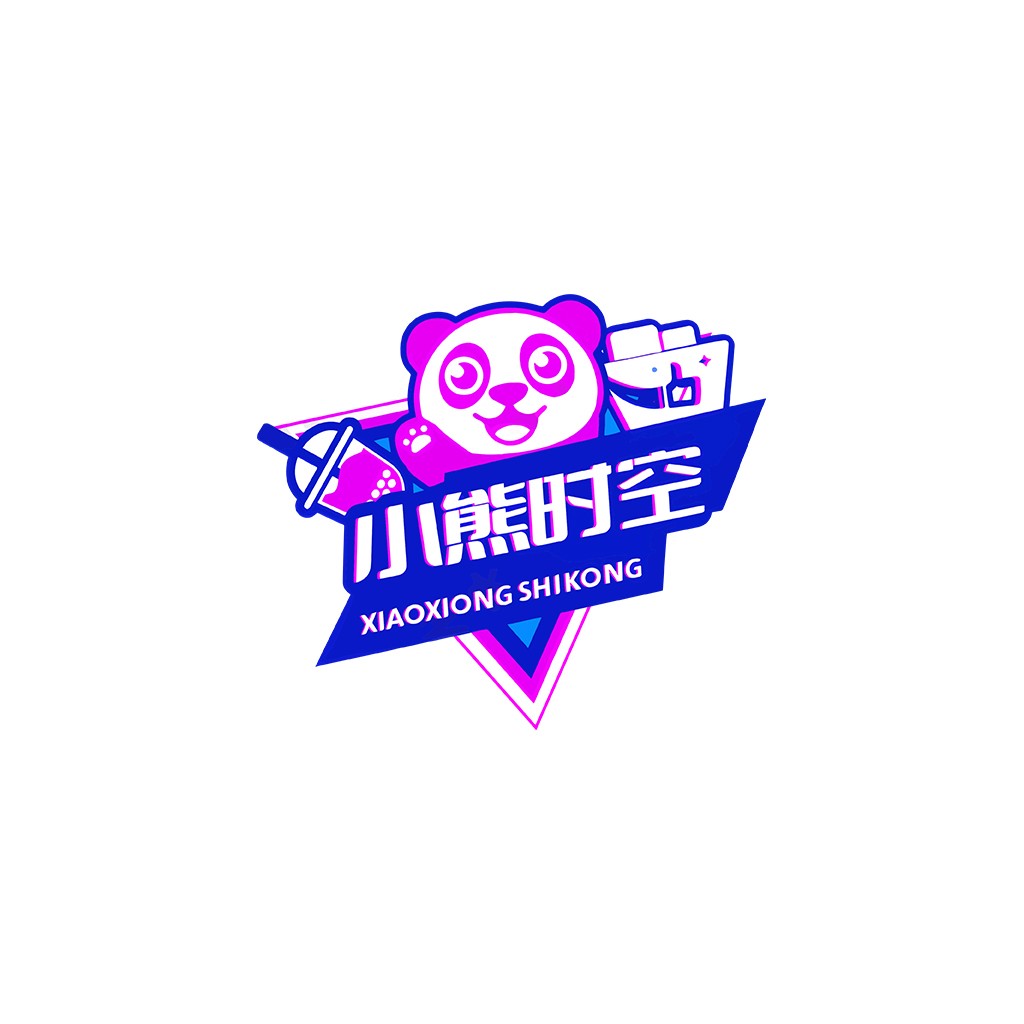 熊猫主题创意logo设计
