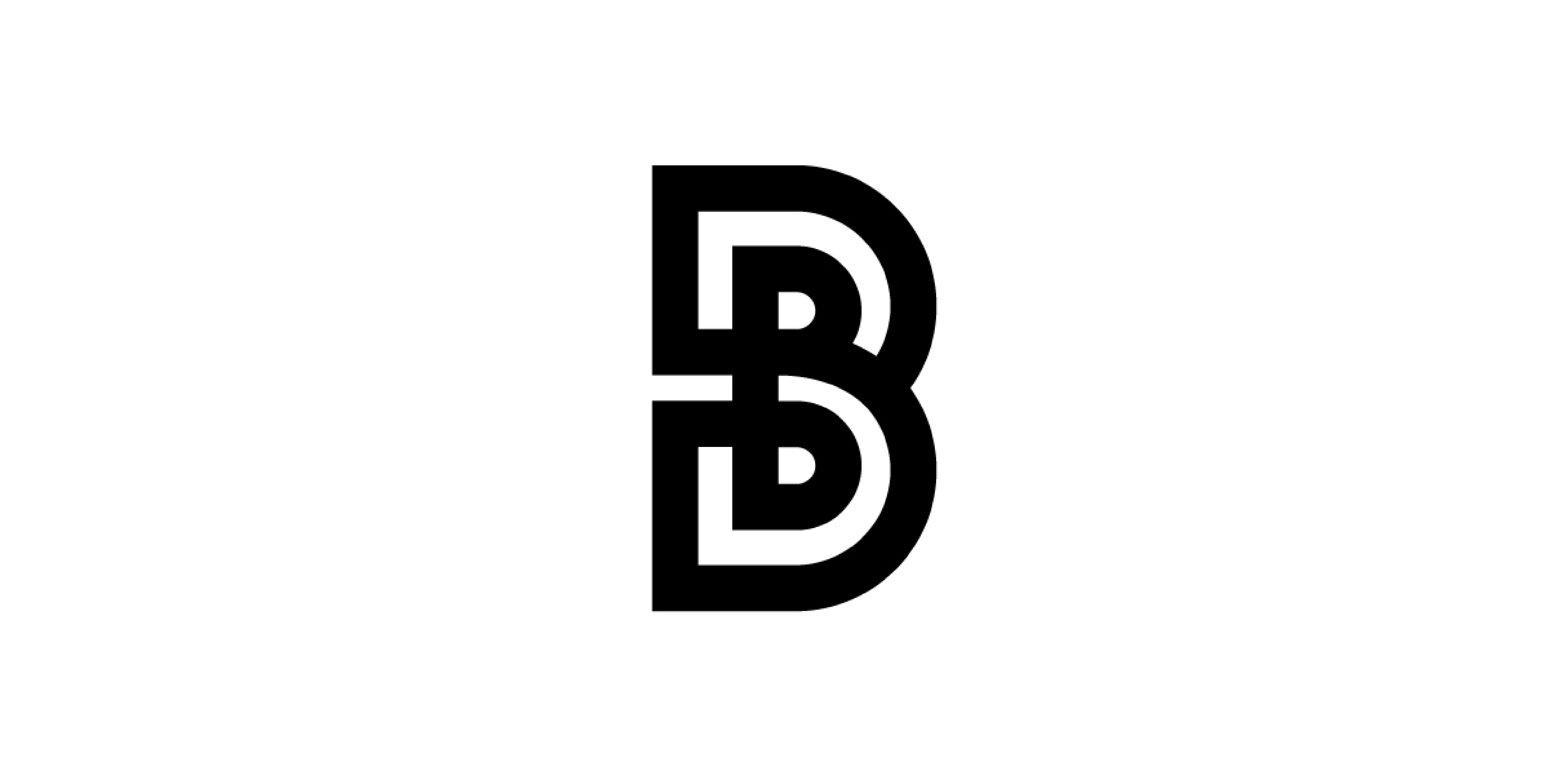 简约字母B标志设计