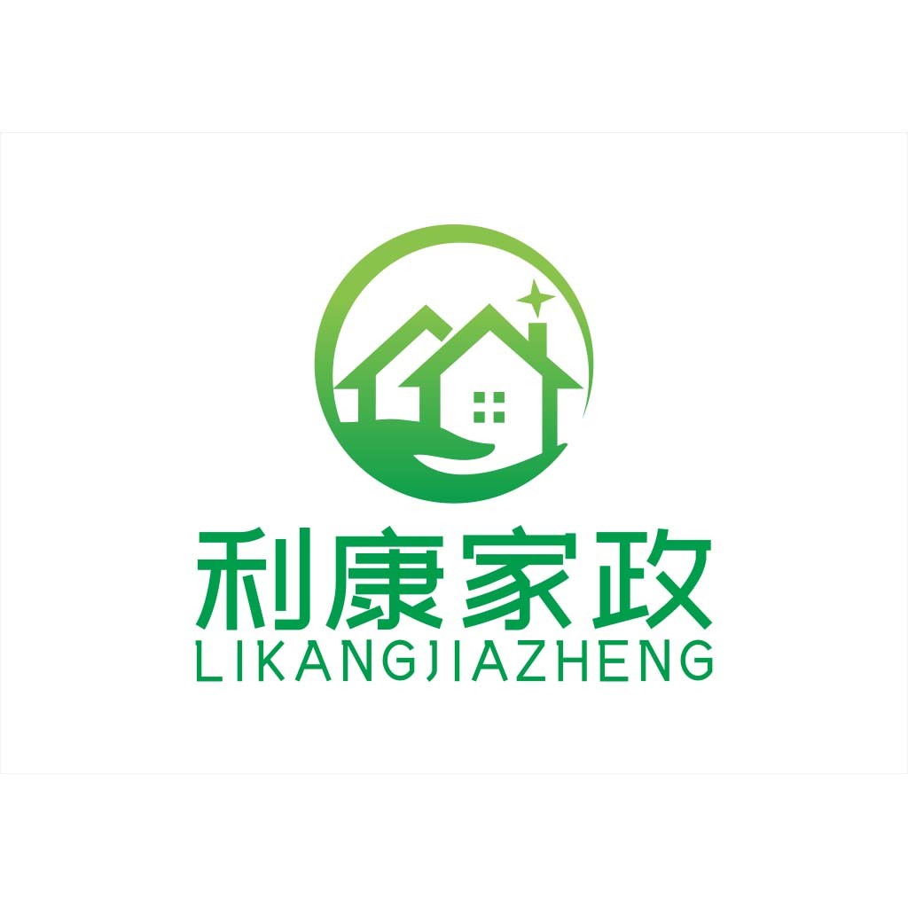 绿色房屋logo设计:环保家居品牌标识