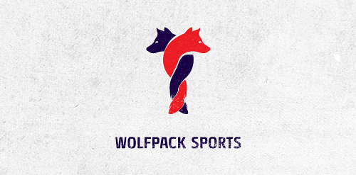 狼群运动队logo设计