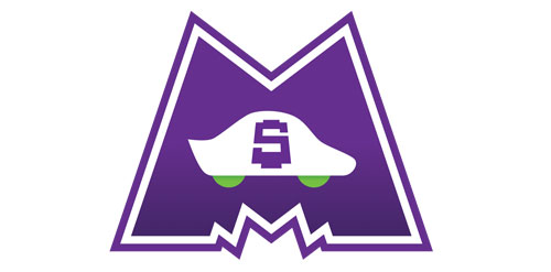 紫色汽车品牌logo设计