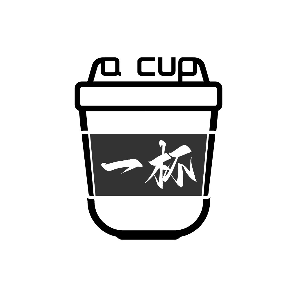 简约咖啡杯logo设计