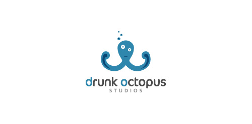 创意海生物主题logo设计