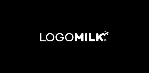 简约奶制品品牌logo设计