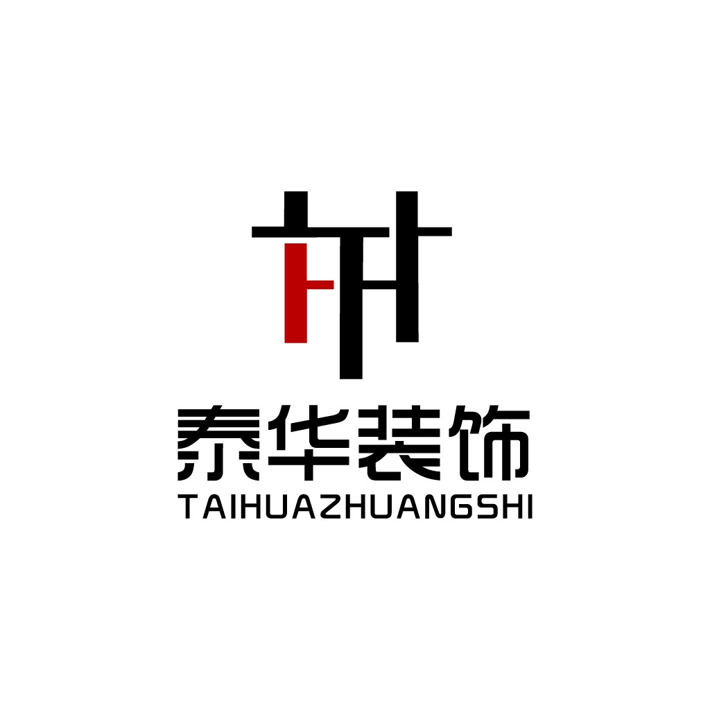 简约现代风格的泰华装饰logo设计