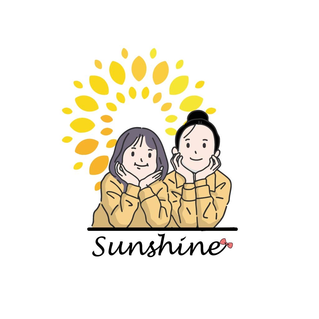 阳光姐妹logo设计