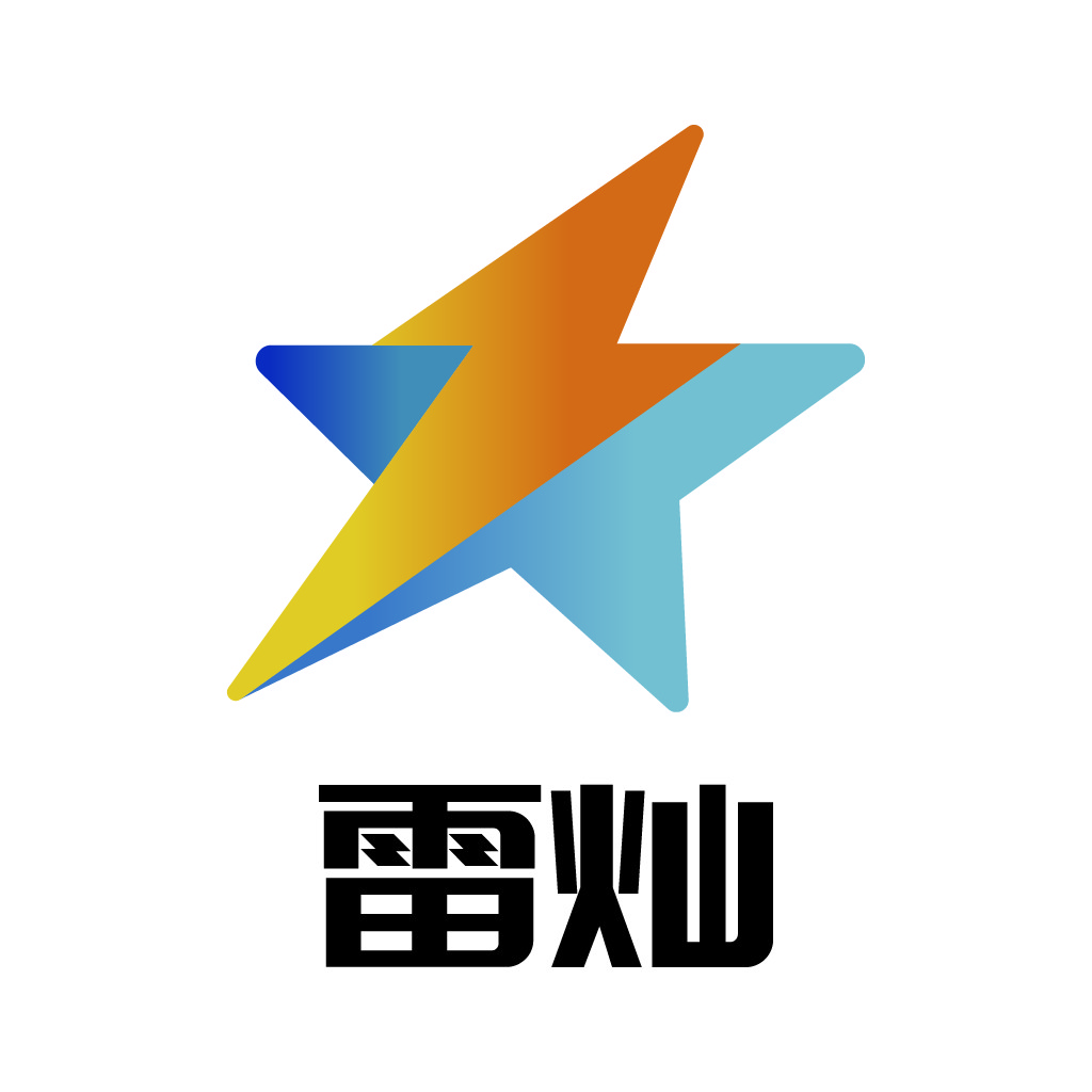 闪电图案logo设计，科技感十足，适用于IT、互联网行业
