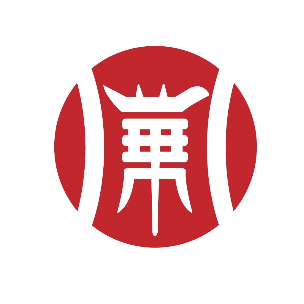 简约红色圆形logo设计