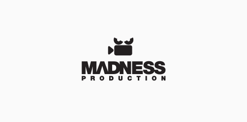 简约风格的Madness Production Logo设计