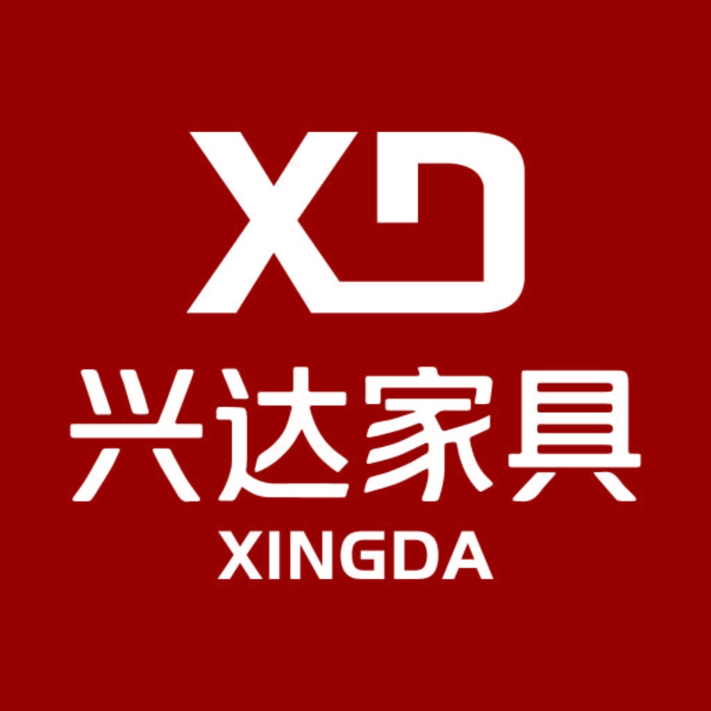 简约红白logo设计，适用于家具行业
