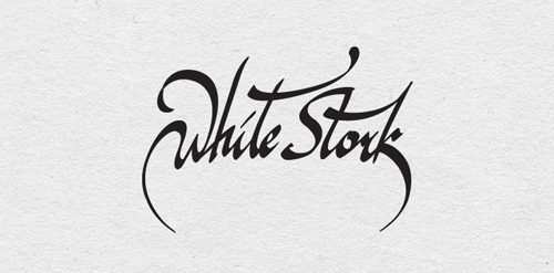 White Stork Logo设计:优雅与现代的结合