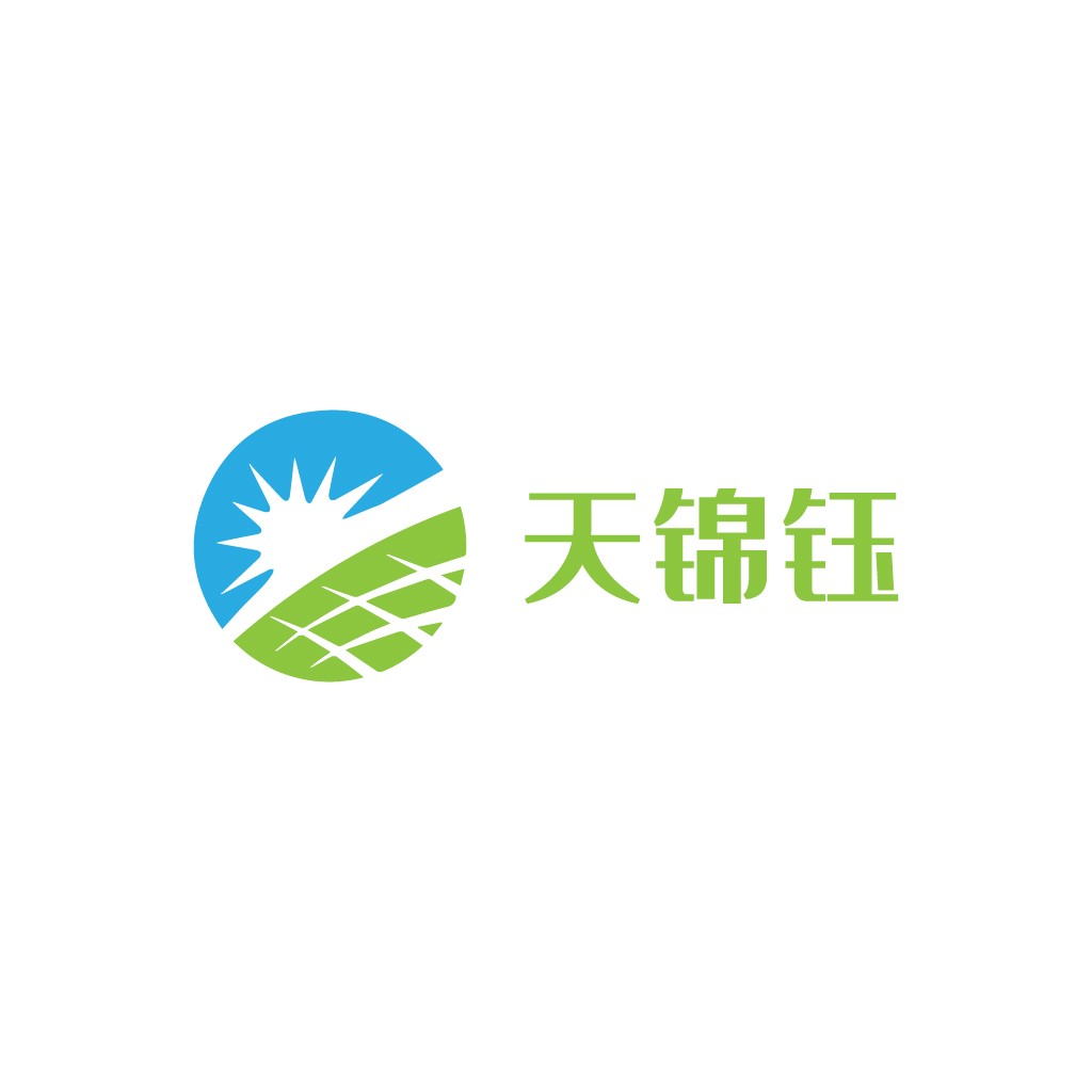 天锦钰logo设计：绿色能源标志