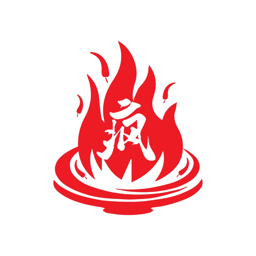 红色火焰logo设计：激情与活力的象征