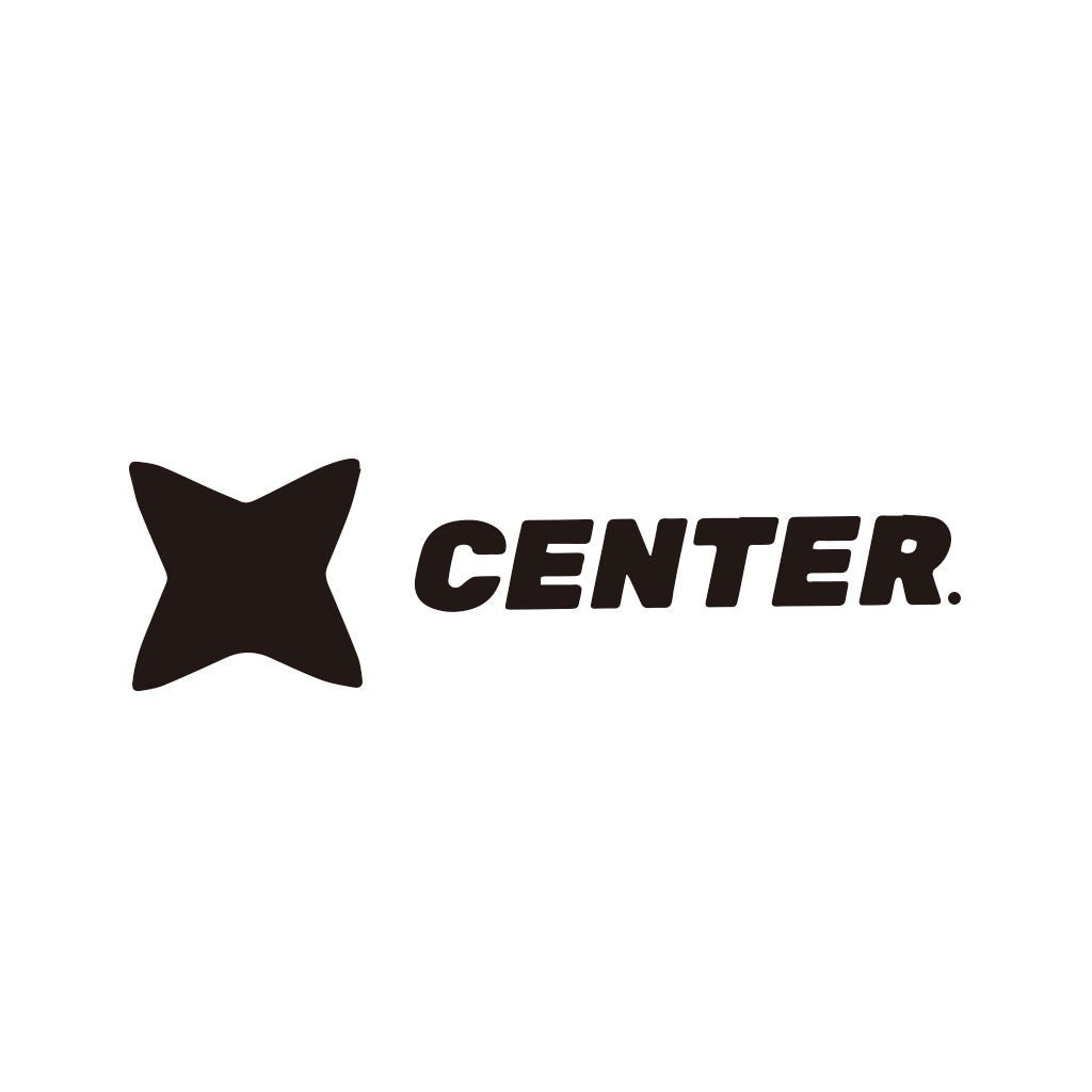 简约现代风格的'CENTER'品牌logo设计