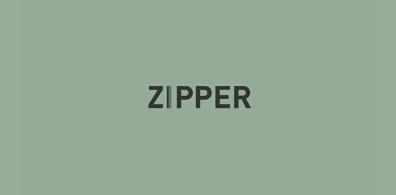 简约风ZIPPER logo设计