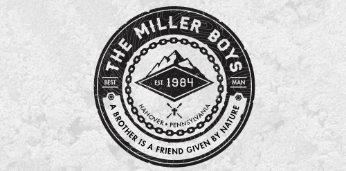 The Miller Boys Logo设计:复古风格与自然主题