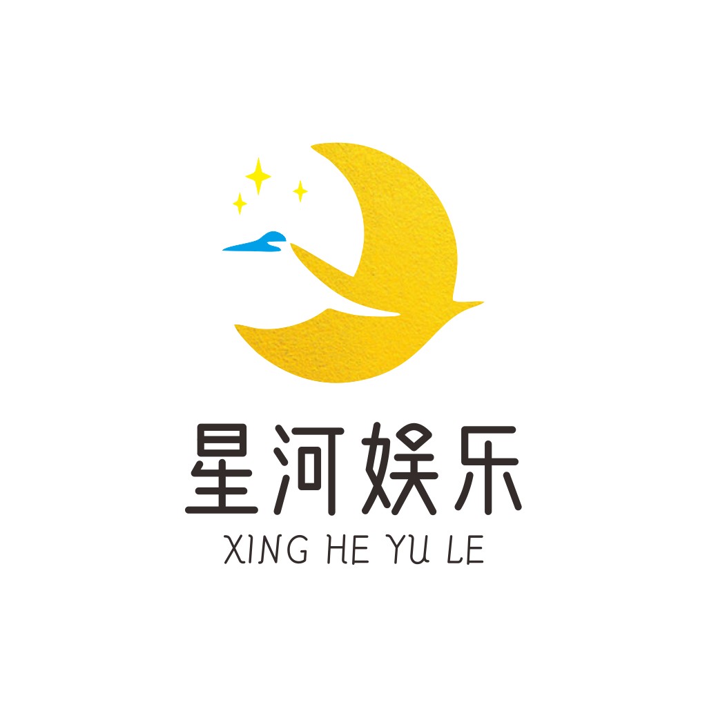 月亮与星星的创意logo设计