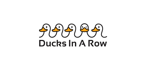 Ducks In A Row Logo Design
