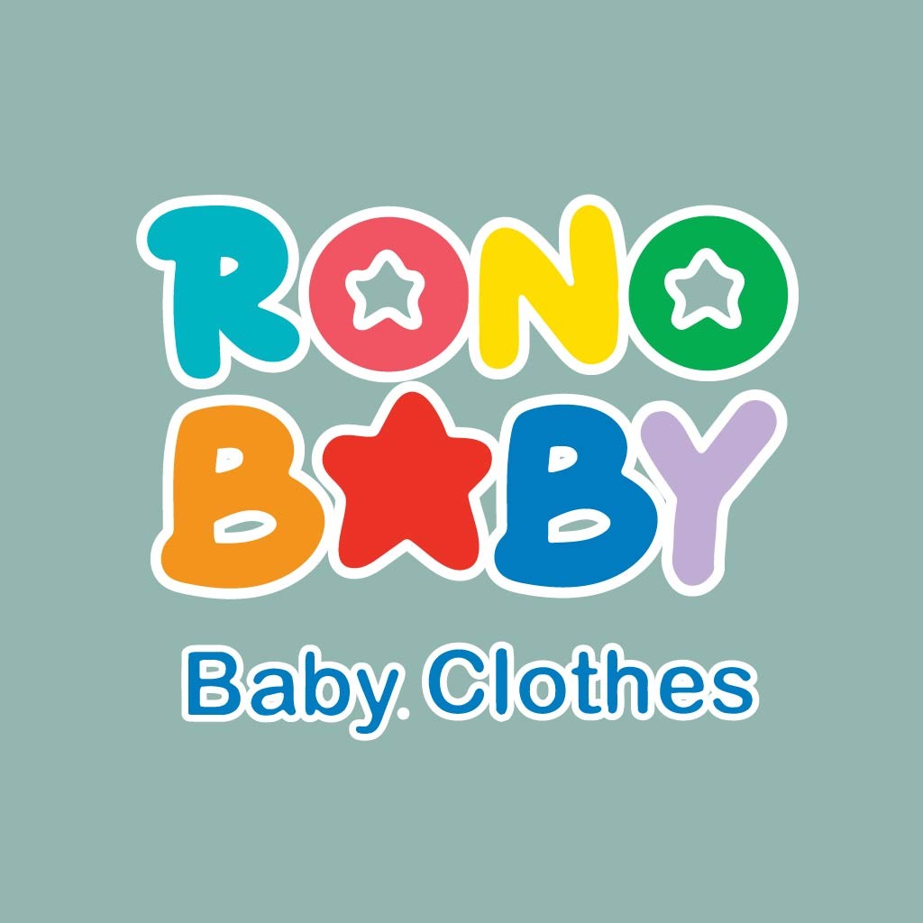 彩色卡通风格的RONO BABY BABY CLOTHES LOGO设计