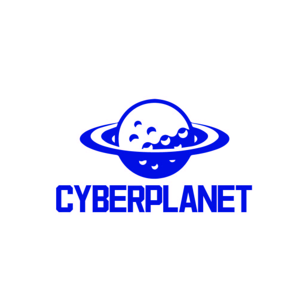 CyberPlanet Logo设计:科技与宇宙的完美结合