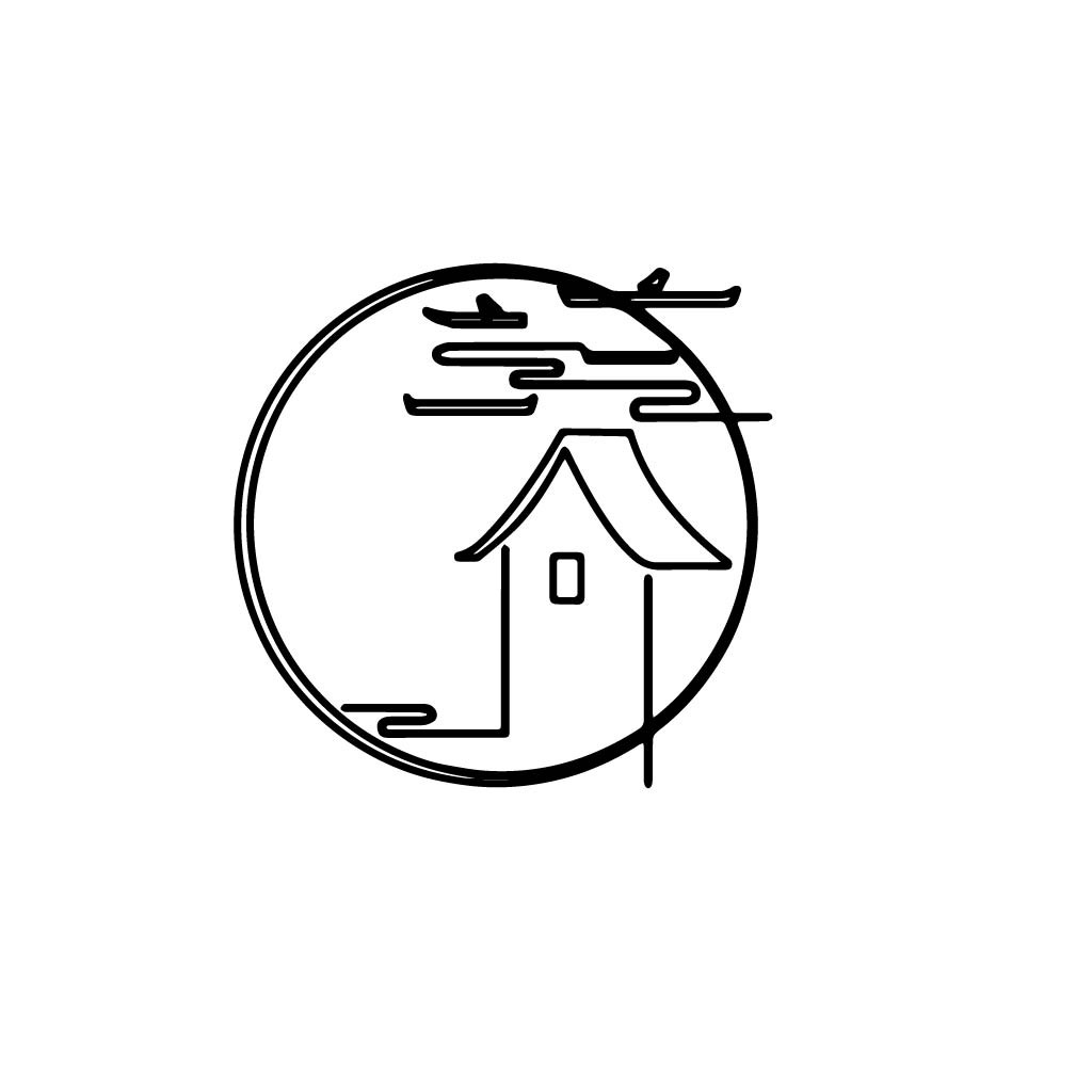 简约自然风建筑logo设计