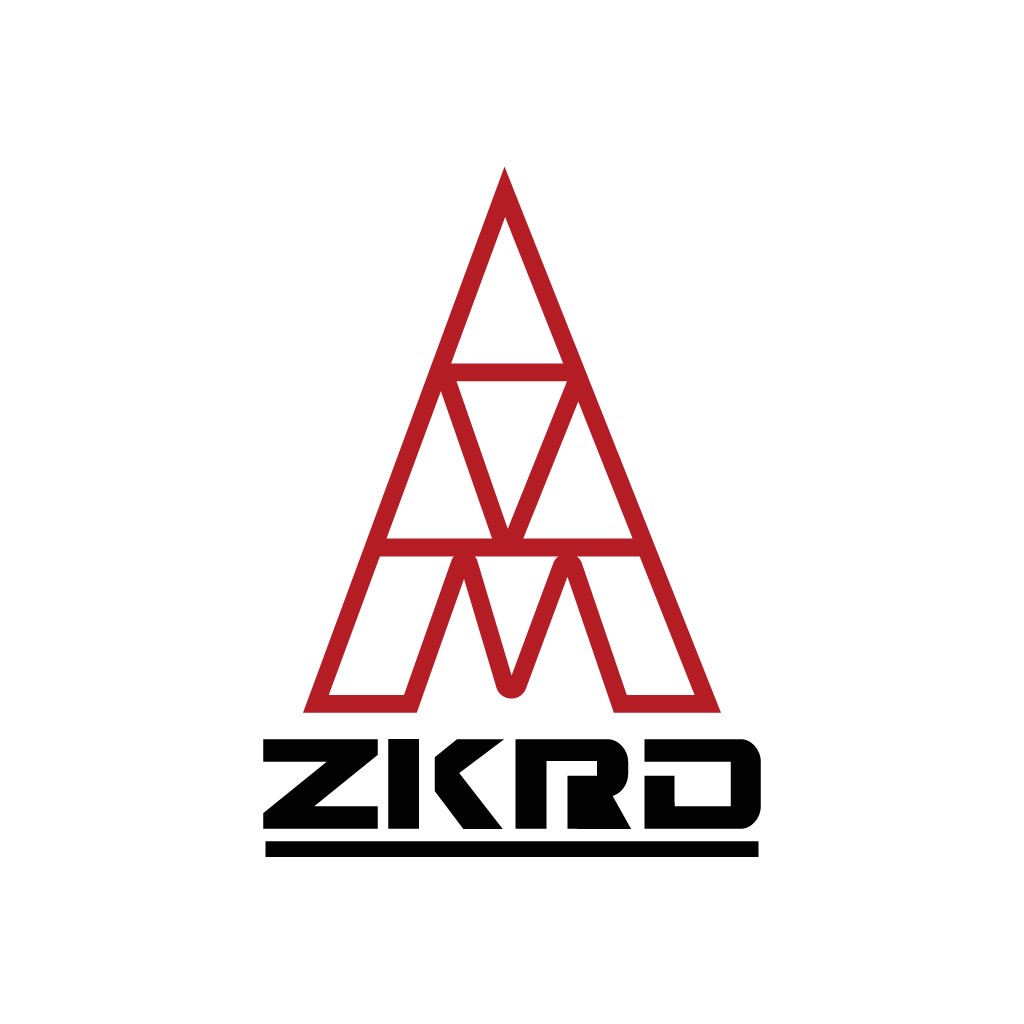 ZIKRD logo设计：现代三角形标志