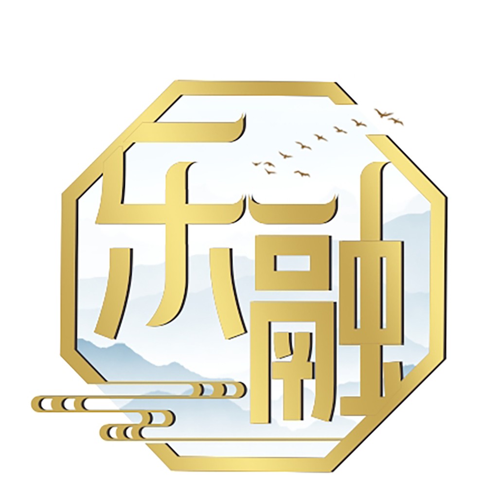 中国风金色八边形logo设计