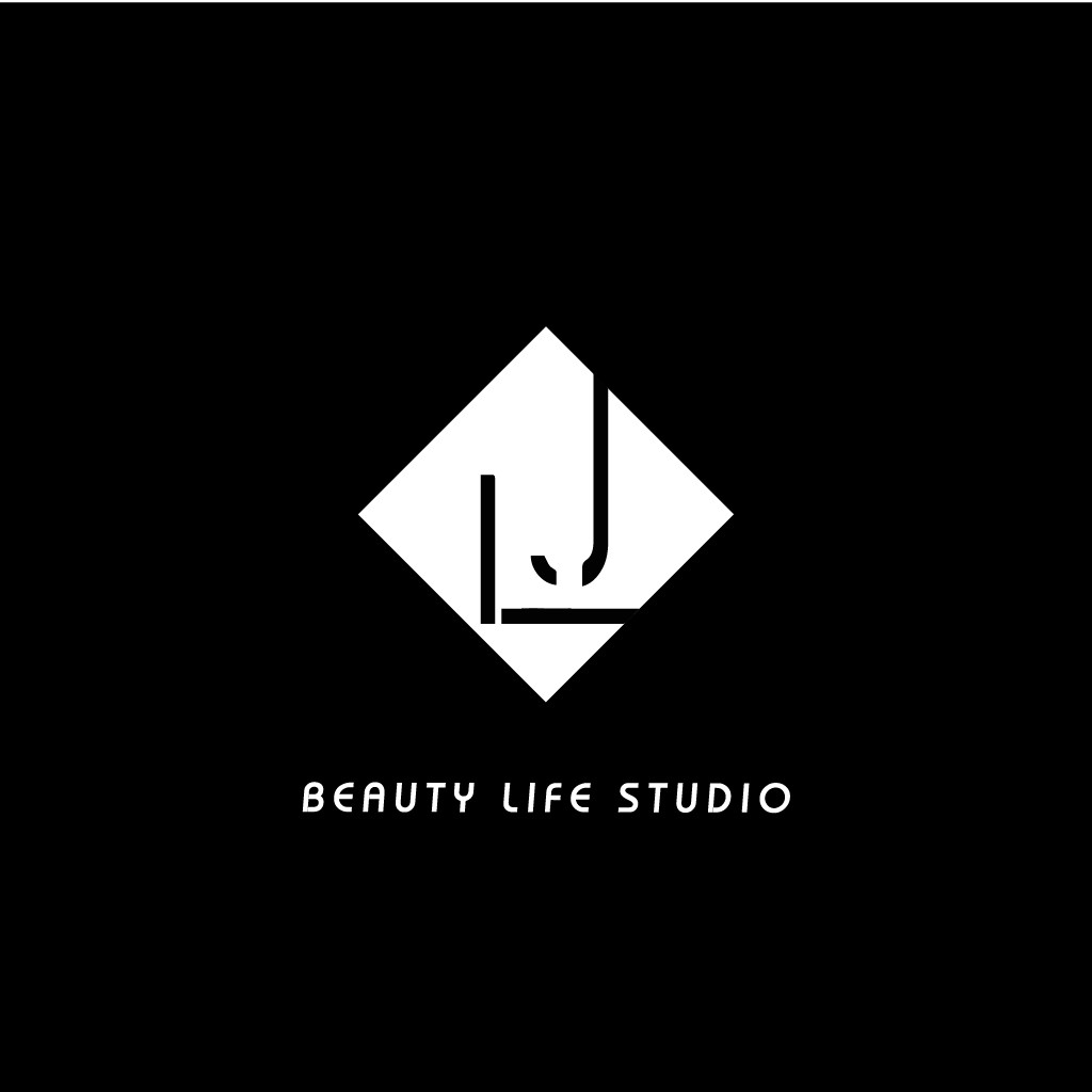 简约几何风格的Beauty Life Studio Logo设计